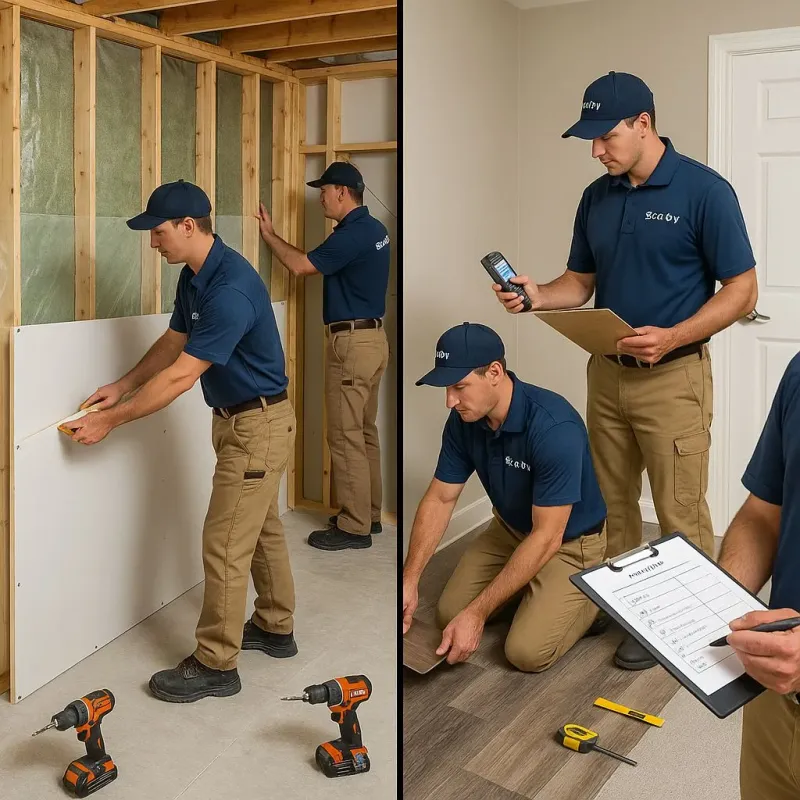Repairs and Reconstruction process in Salineville, OH